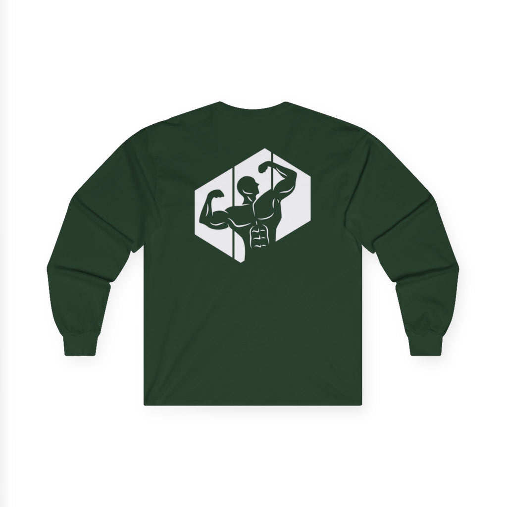 Cursive Strong Man Long Sleeve