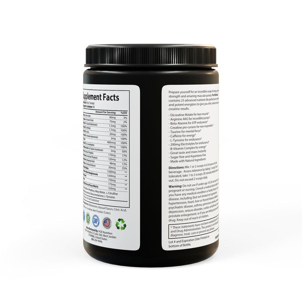 Lifters Peak Watermelon Pre-Workout