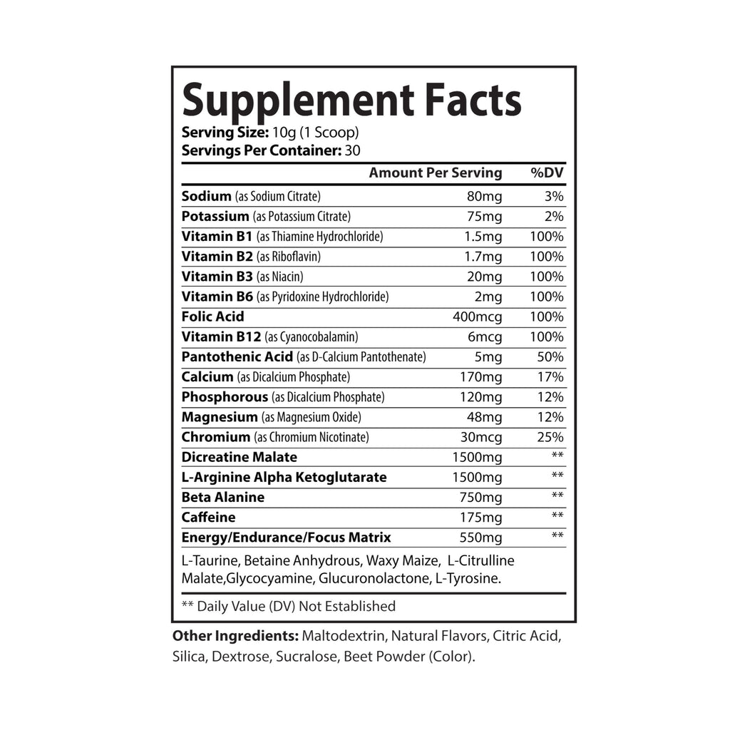 Lifters Peak Watermelon Pre-Workout