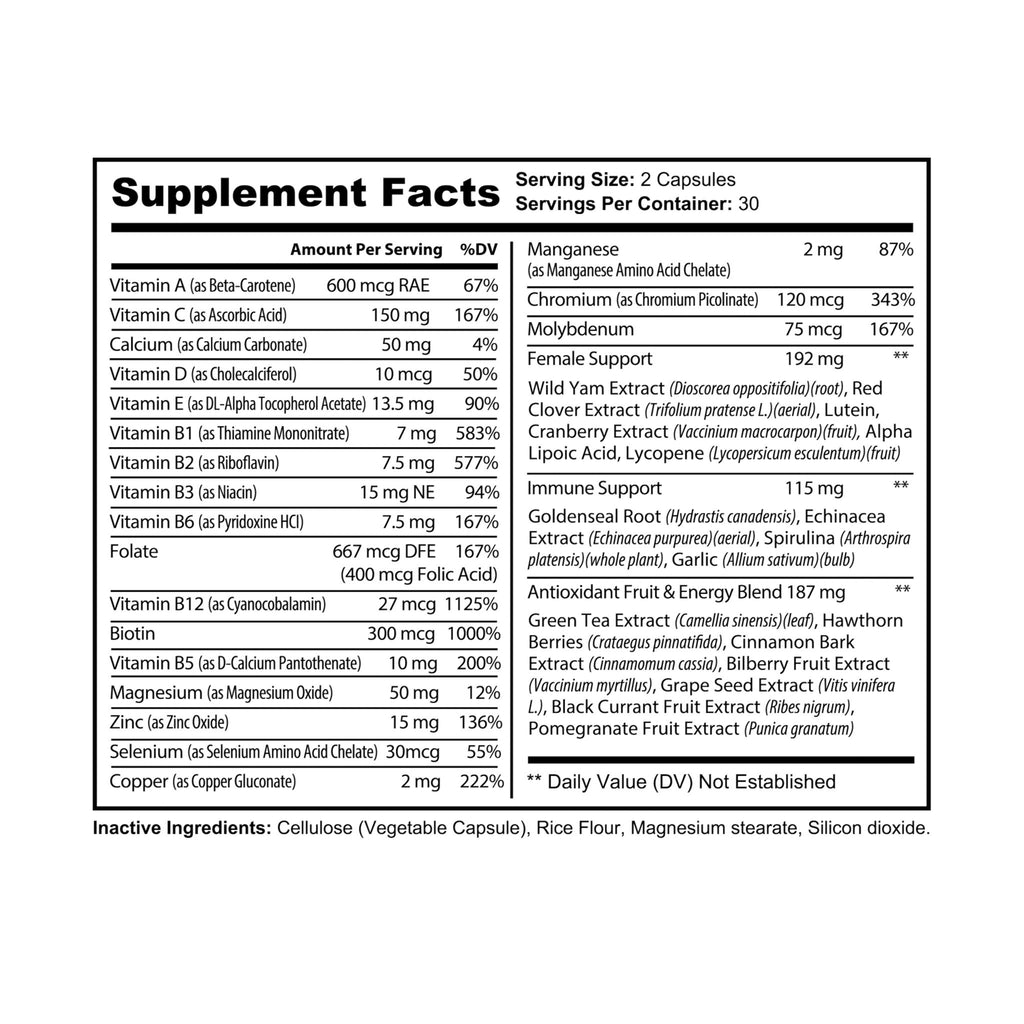 Lifters' Peak Women's Multivitamin