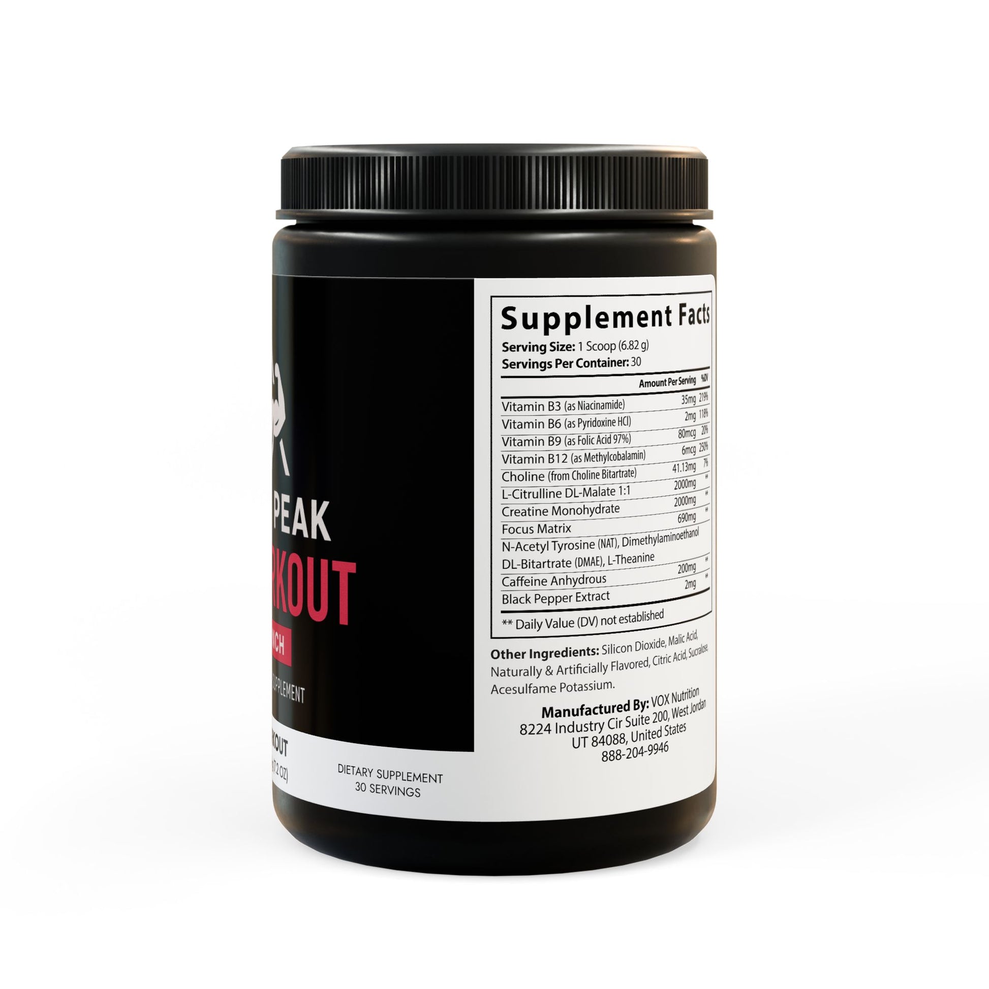 Lifters' Peak Fruit Punch Pre-Workout