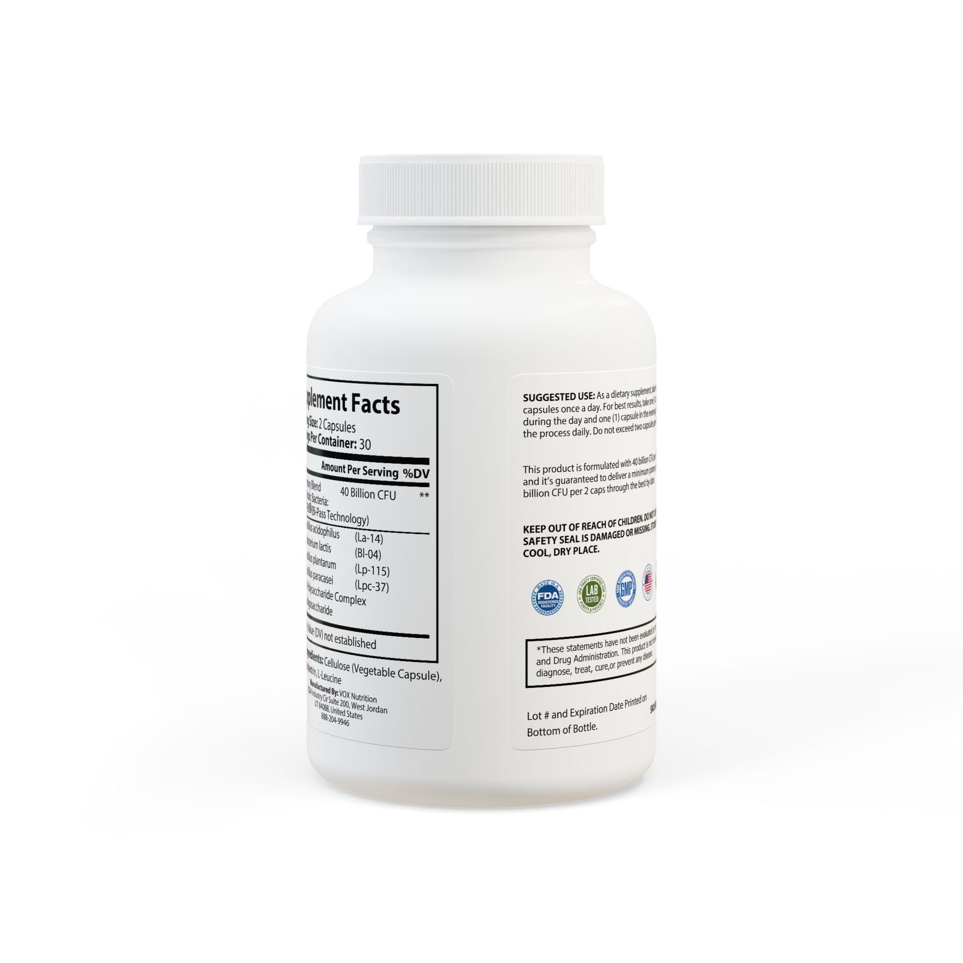 Lifters Peak Probiotics