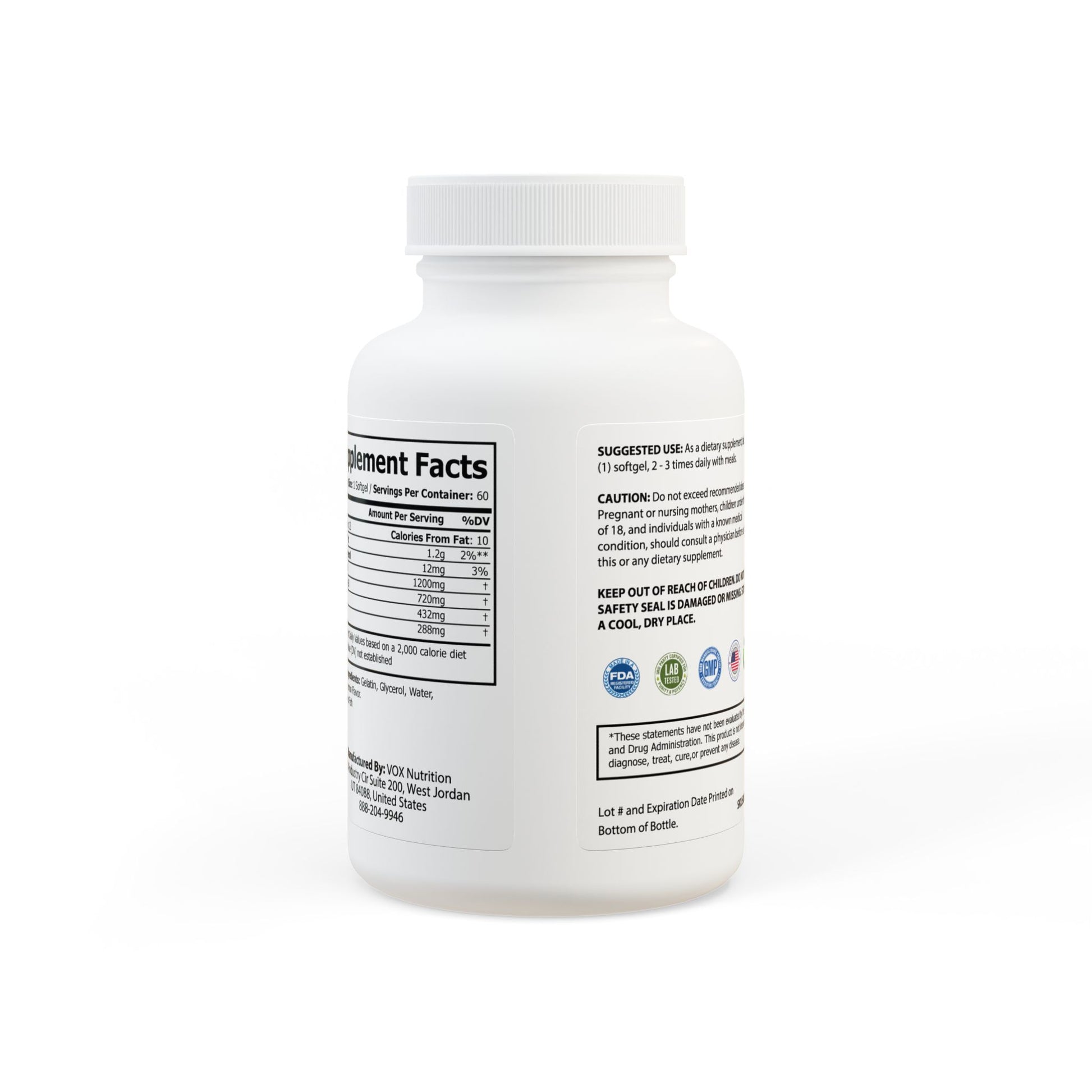 Lifters Peak Omega-3 Fish Oils